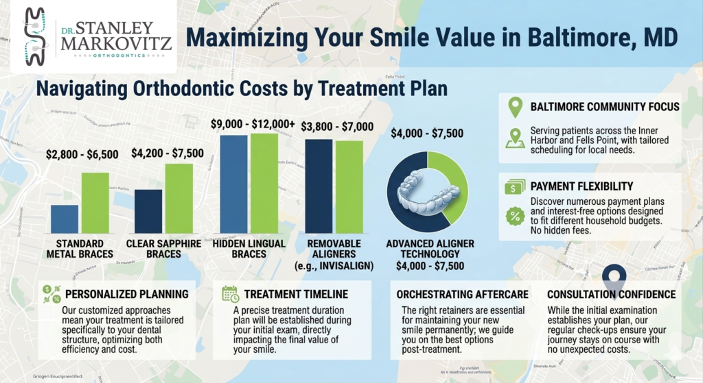 What Do Braces Normally Cost in Baltimore, MD?