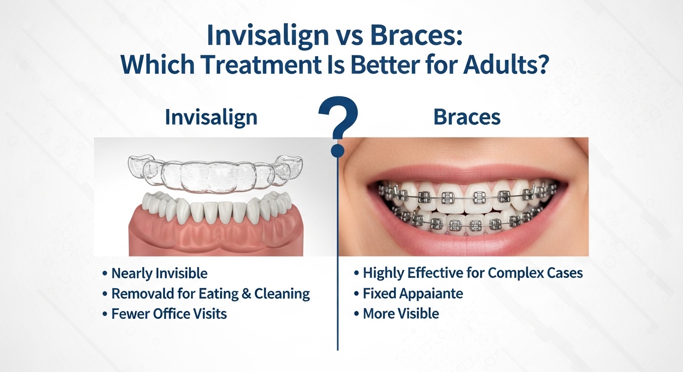Invisalign vs Braces: Which Treatment Is Better for Adults?
